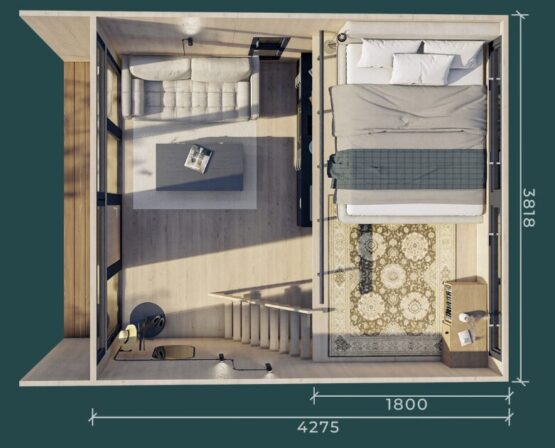 TWO-2 CLT väikemaja