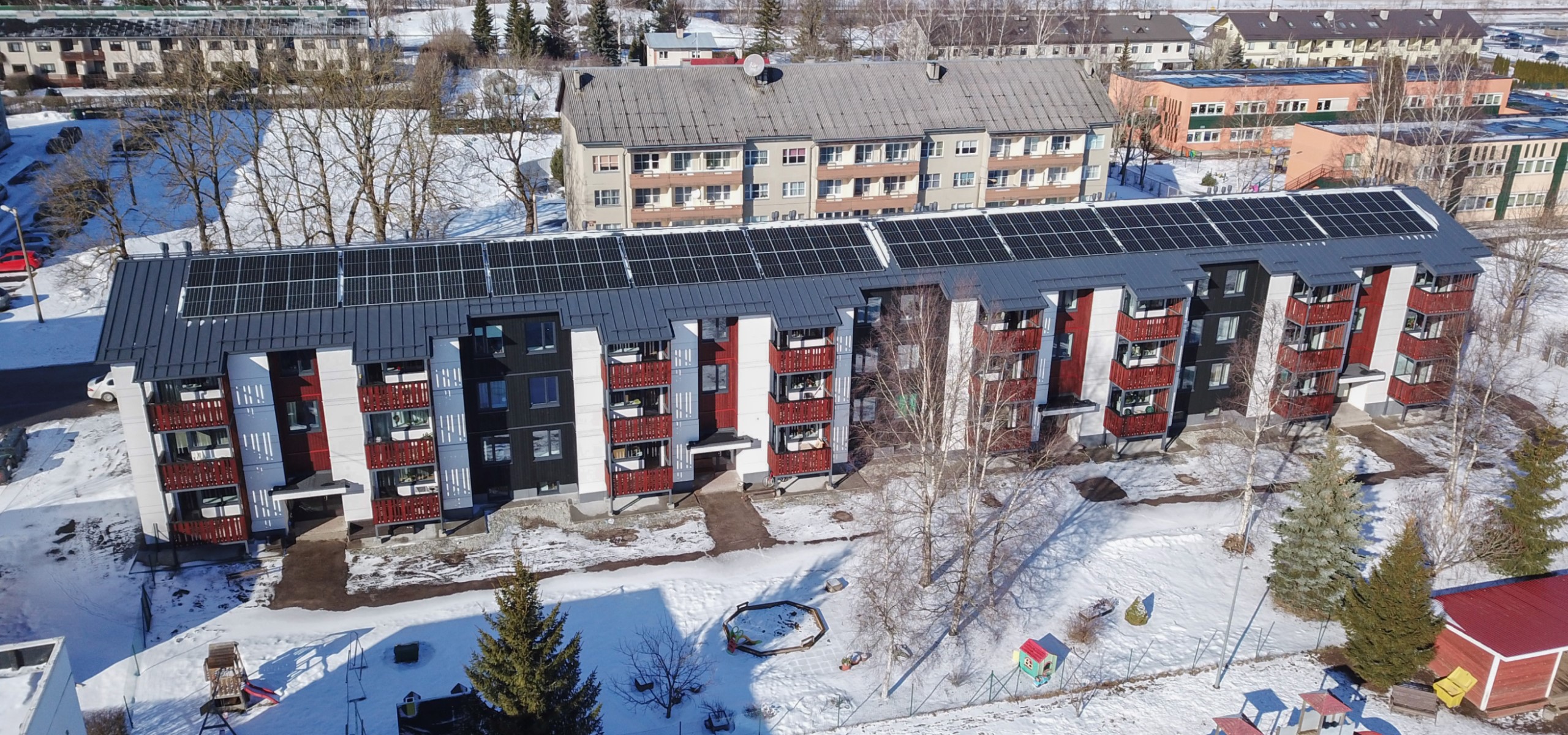 Reconstruction apartment building