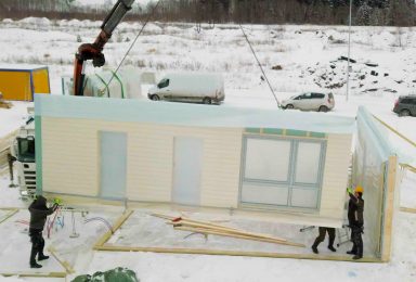 Construction of element houses