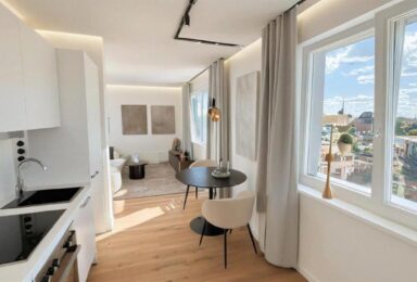 Wooden element facade