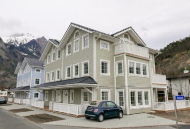 Parhus med tre våningar